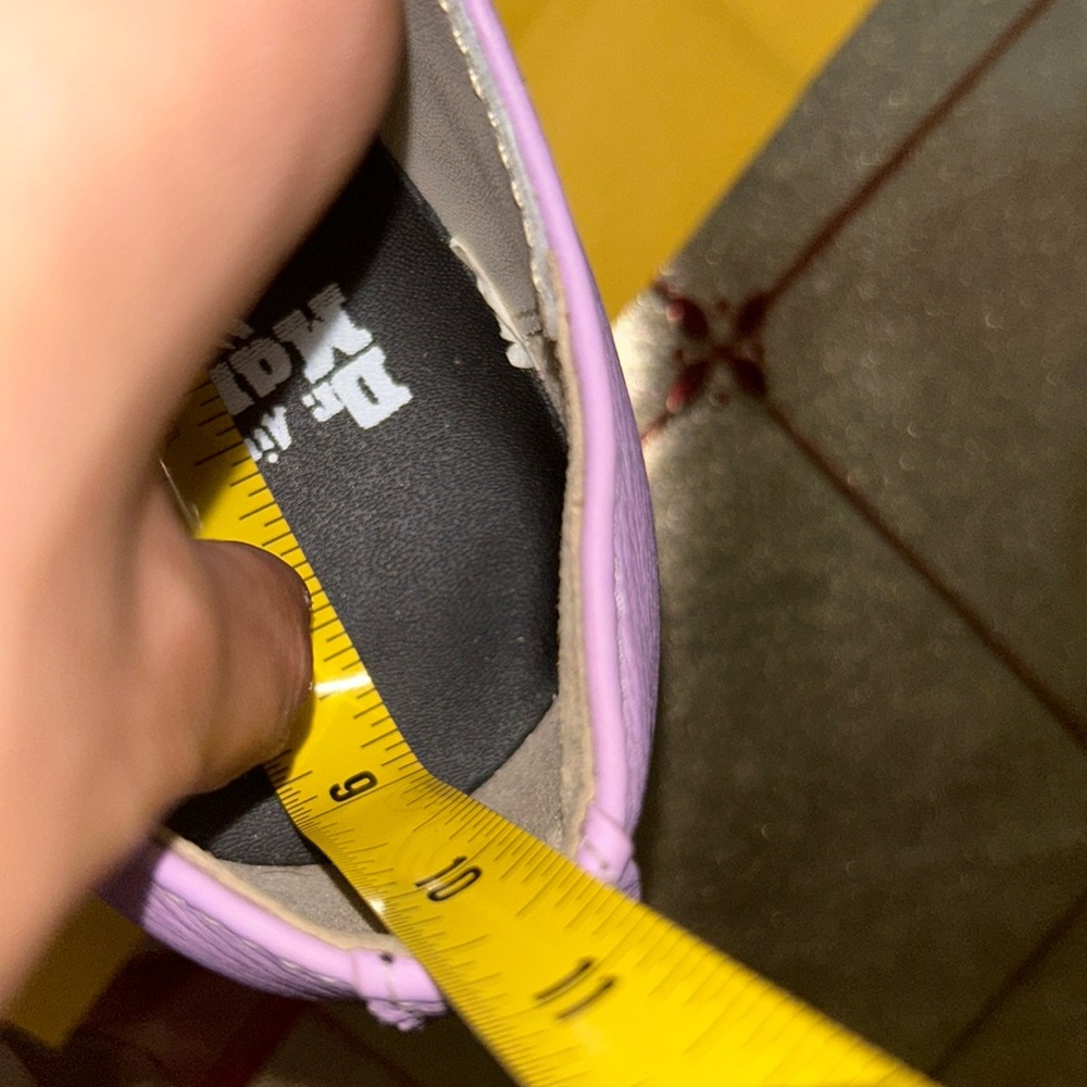Dr. Martens platform lavender lace up leather oxford shoes - Picture 11 of 11
